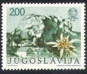 Yugoslavia 1974 Flowers / Mountain / Sports / Climbing / Plants / Nature 1v (n37766)