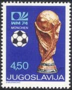 Yugoslavia 1974 Football World Cup Championships/ WC/ Jules Rimet Trophy/ Sports/ Games/ Soccer 1v (n44967)