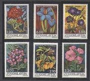 Yugoslavia 1975 Flowers / Plants / Nature 6v set (n21434)