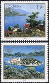 Yugoslavia 1980 Nature Protection/ National Parks/ Lakes/ Trees 2v set (yu1001)