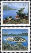 Yugoslavia 1980 Nature Protection/ National Parks/ Lakes/ Trees 2v set (yu1001)