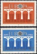 Yugoslavia 1984 Europa/ CEPT 25th Anniversary/ Bridges Emblem/ Animation 2v set (n44971)