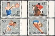 Yugoslavia 1984 Olympic Games/ Olympics/ Sports/ Basketball/ Show Jumping/ Diving/ Equestrian/ Athletics/ Horses 4v (n42465)