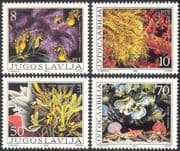 Yugoslavia 1985 Marine/ Nature/ Coral/ Seahorses/ Shells/ Conservation 4v set (n33263)