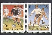 Yugoslavia 1990 Football / Sports / Games / World Cup / WC / Soccer 2v set (n37758)