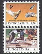 Yugoslavia 1990 Sports / Games / Athletics / Running 2v set (n37756)