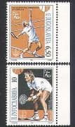 Yugoslavia 1990 Tennis / Sports / Games 2v set (n34497)
