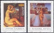 Yugoslavia 1993 Europa/ Contemporary Art/ Paintings/ Artists/ Painters/ Nude/ Naked 2v set (b8647f)