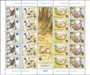 Yugoslavia 2000 WWF/ Grey Partridges/ Rock Partidge/ Birds/ Nature/ Wildlife 20v sht (b8647f)