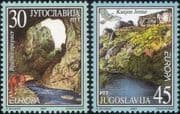 Yugoslavia 2001 Europa/ Water Resources/ River/ Otter/ Birds/ Environment/ Nature 2v set (yu1002)