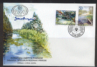 Yugoslavia 2003 Nature / Trees 2v set FDC ref:s4877