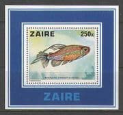 Zaire 1978 Fish / Marine 1v m/s (n21457)