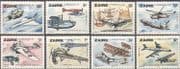 Zaire 1978 Planes/ Aircraft/ Concorde/ Space/ Aviation/ Transport 8v set (n21474)
