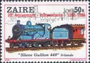 Zaire 1980 Trains/ Rail/ Steam/ Transport/ 20th Anniversary Independence 1v (n15019q)