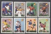 Zaire 1981 Football / WC / Spain 82 / Soccer 8v set (n21469)
