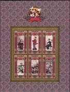 Zambia 1997 Disney/ YO Ox/ Lunar Zodiac/ Greetings/ Cartoons/ Animation/ Cycling 6v sht (b7228a)