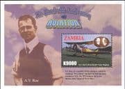 Zambia 2003 Aviation/ Planes/ Aircraft/ Transport/ A V Roe/ Avro Tutor/ People 1v m/s (s5441)