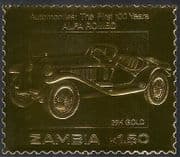 Zambia GOLD Car / Alfa Romeo 1v ref:n10889