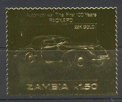 Zambia GOLD Car / Packard 1v ref:n10881