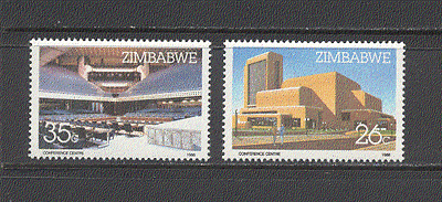 Zimbabwe 1986 Building / Architecture 2v set (n18990)