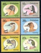 Zimbabwe 1988 Ducks / Goose / Birds / Nature 6v set (n29960)