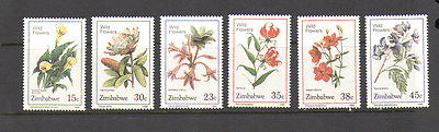 Zimbabwe 1989 Wild Flowers / Nature 6v set ref:n15841