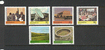 Zimbabwe 1990 10th Independence 6v set ref:n16630