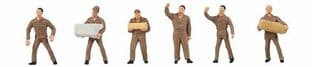 150941 UPS Logistics Staff (6) Figure Set