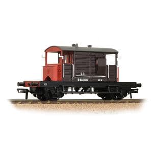 38-400B SR 25T 'Pill Box' Brake Van Left-Hand Duckets SR Brown