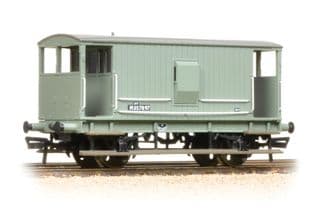 38-550A Midland 20T Brake Van BR Grey (with Duckets)