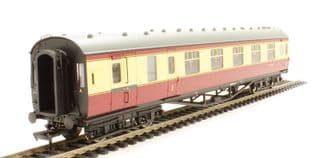 39-470 LMS 60FT PORTHOLE COACH BRAKE FIRST BR CRIMSON & CREAM