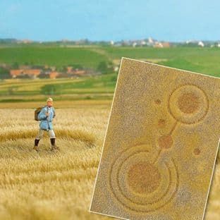 BUS1311 Grain field With Crop Circles - Fibre mat 297x210mm