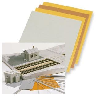 BUS7203 4 plastic modelling sheets - 26x19cm