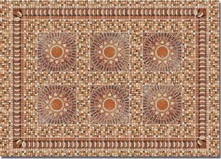 BUS7414 Victorian Rug 2 x card sheets ea 210x148mm