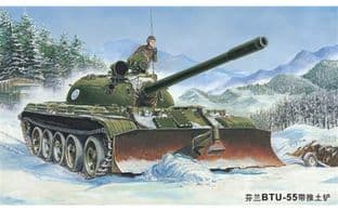 PKTM00313 T-55 Russian Tank w/BTU-55