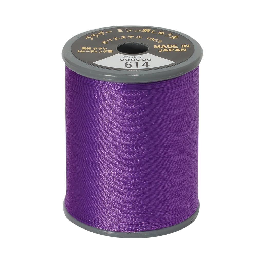 brother embroidery machine thread polyester purple a817 614