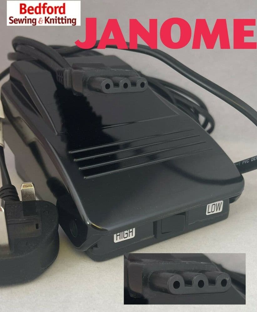 JANOME SEWING MACHINE FOOT CONTROL PEDAL C2023 J509