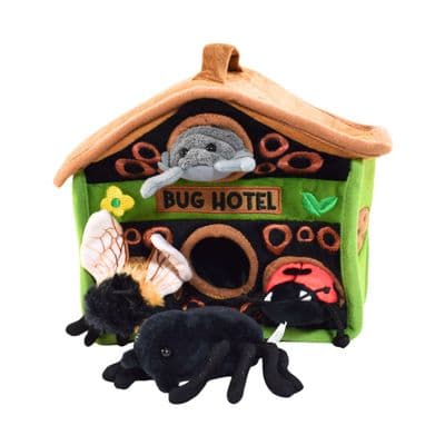 Bug Hotel Hide-Away Finger Puppet Set