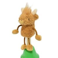 Highland Cow Finger Puppet