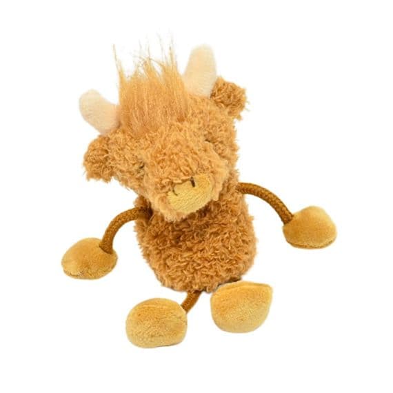 Highland Cow Finger Puppet