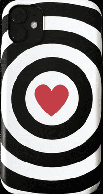 Mobile Phone Case - Black, White, Red - Please Select Phone Model