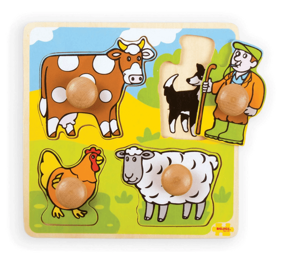 My First Peg Puzzle - Farm