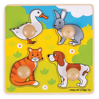 My First Peg Puzzle - Pets