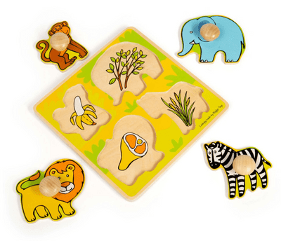 My First Peg Puzzle - Safari