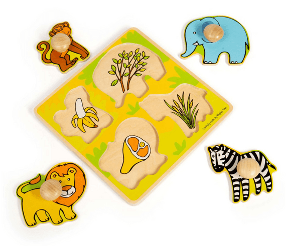 My First Peg Puzzle - Safari