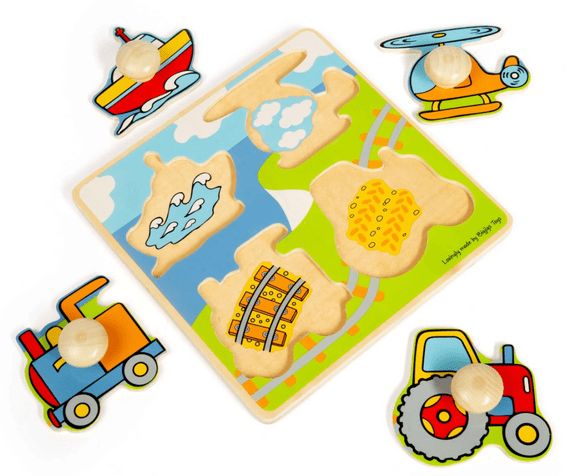 My First Peg Puzzle - Transport