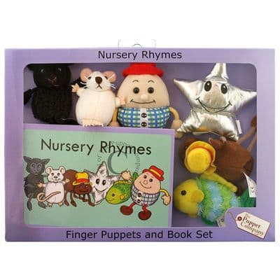 Nursery Rhymes Finger Puppet Story Set