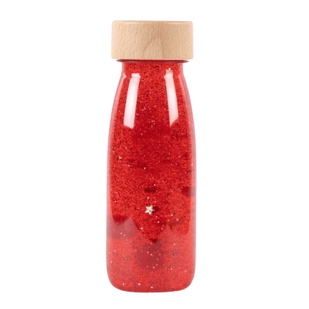 Sensory Float Bottle - Red
