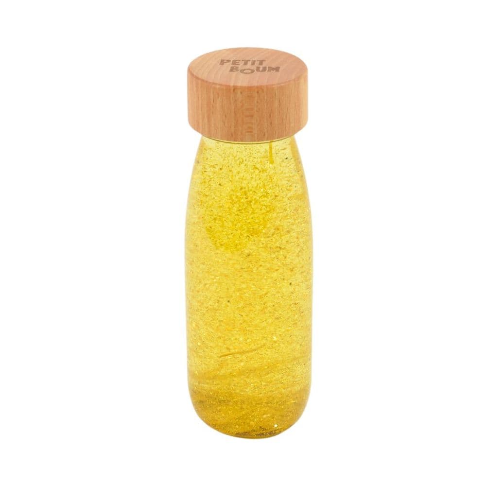 Sensory Float Bottle - Yellow/Gold