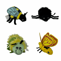 Yellow Butterfly Finger Puppet